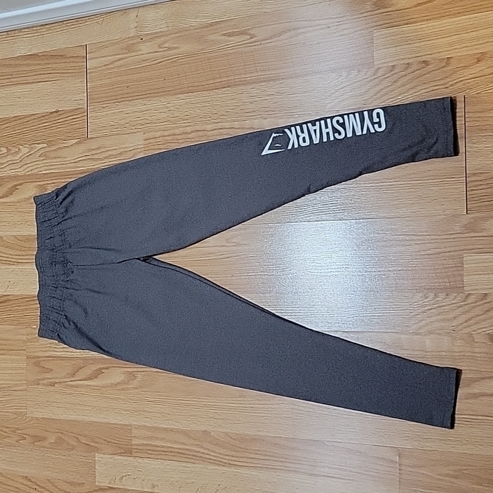Gymshark heather grey elastic waist leggings size medium